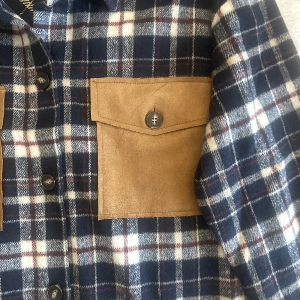 Vintage  Active Usa Multicolor Flannel‎ M  Shirt
